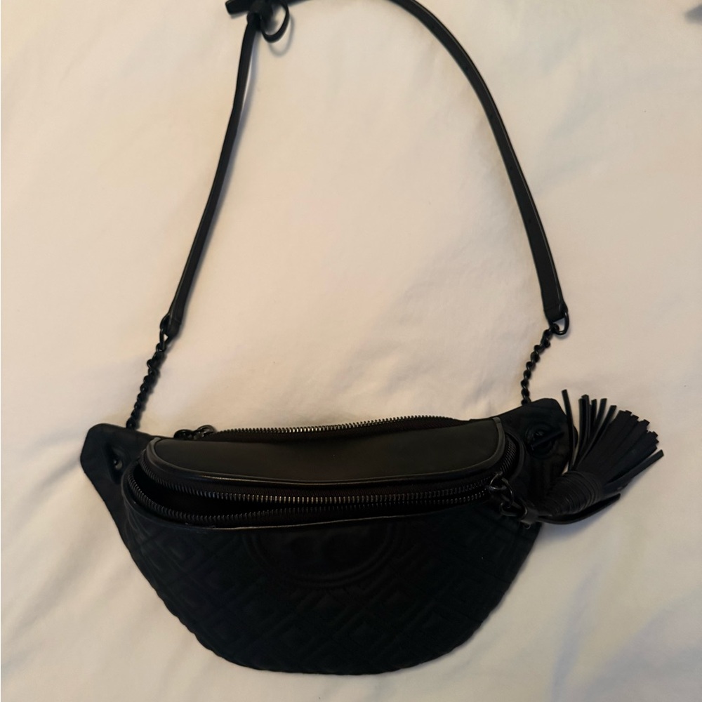 Tory Burch Black Quilted Crossbody Bag - Picture 2 of 9